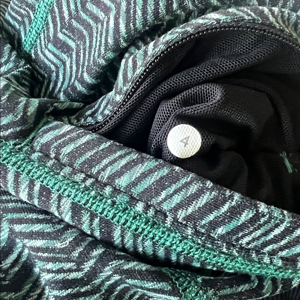 Lululemon Daily Practice Jacket Irregular Spacebone Sea Mist Deep Green / Black - Picture 14 of 16